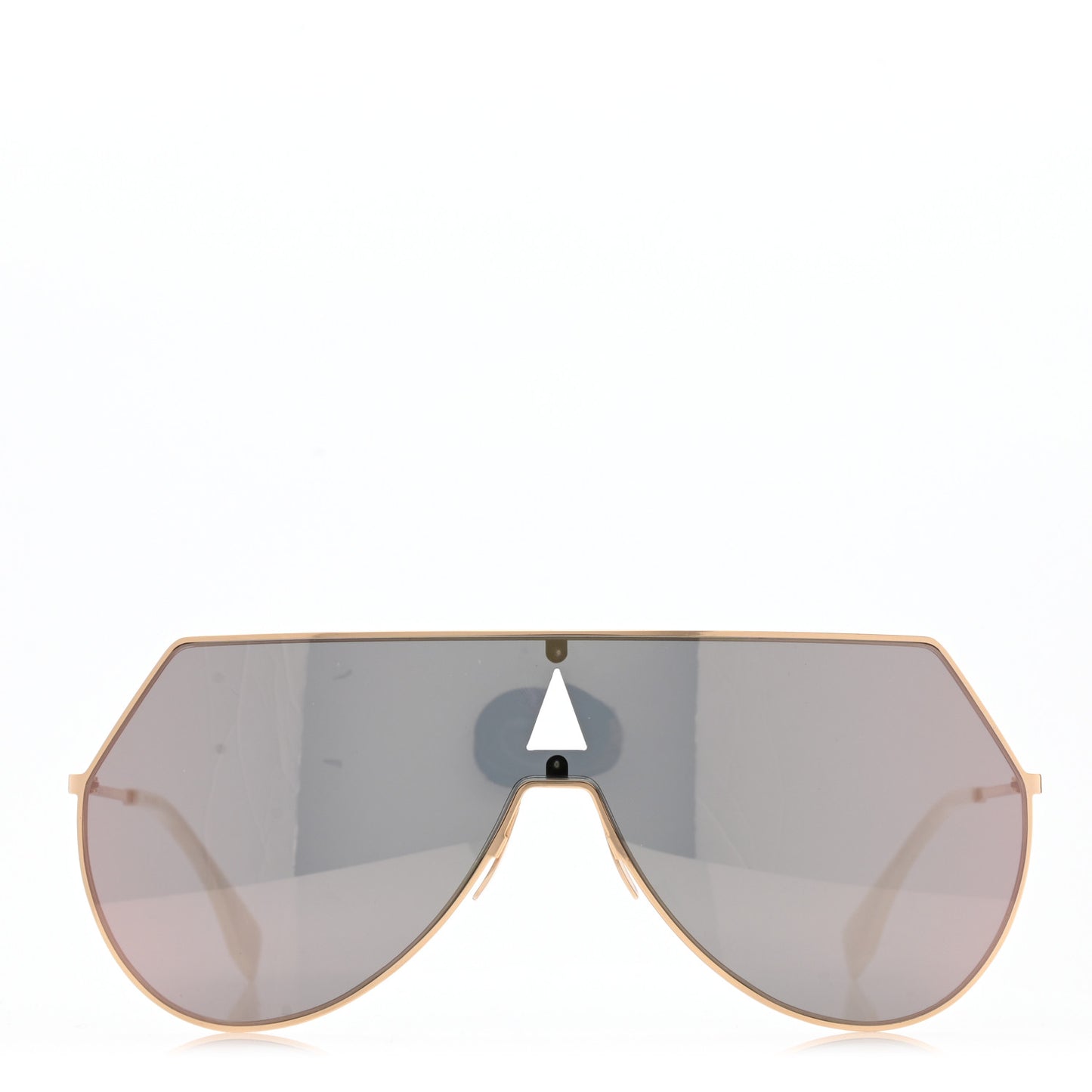 Metal Mirrored Eyeline Sunglasses FF 0193/S Matte Rose Gold