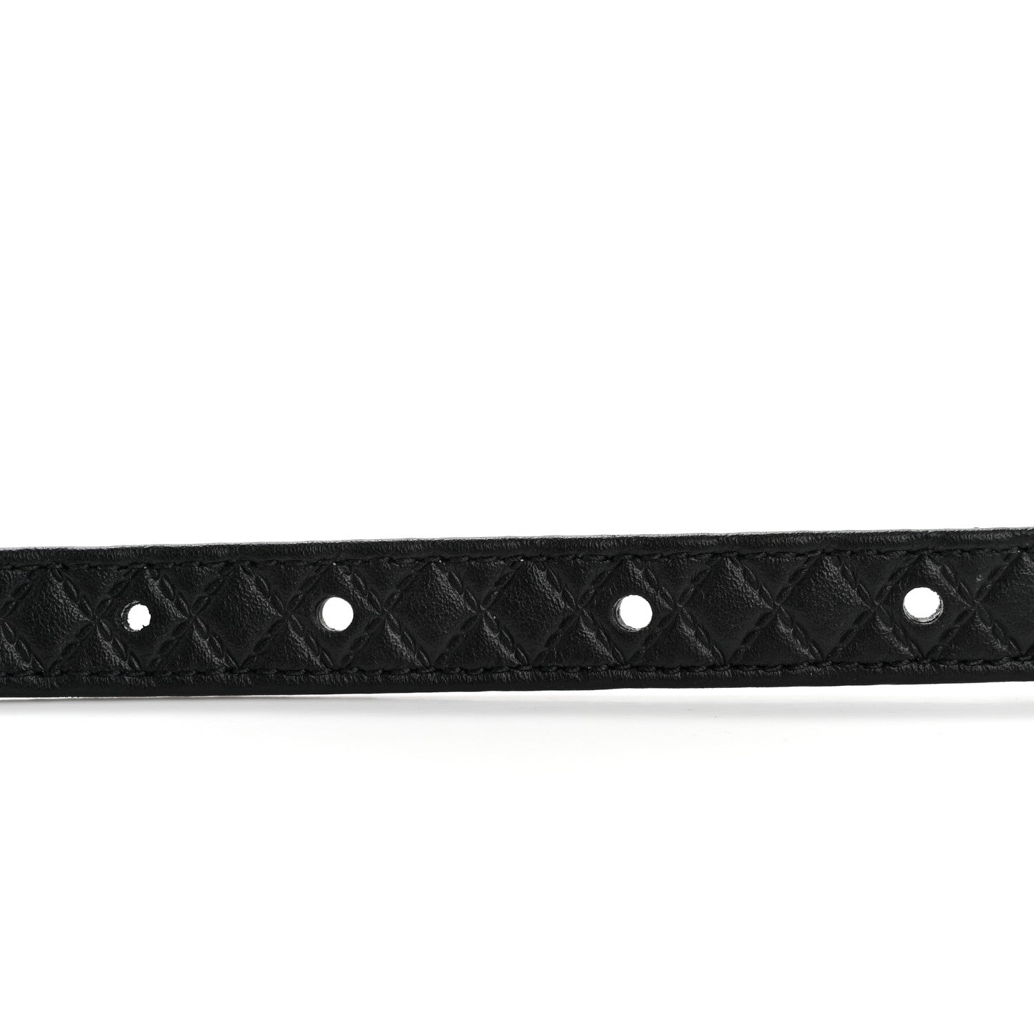Chanel Calfskin Quilted CC Belt 80 32 Black 3 of 7
