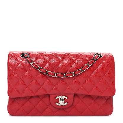 Chanel Caviar Quilted Medium Double Flap Red 1 of 10