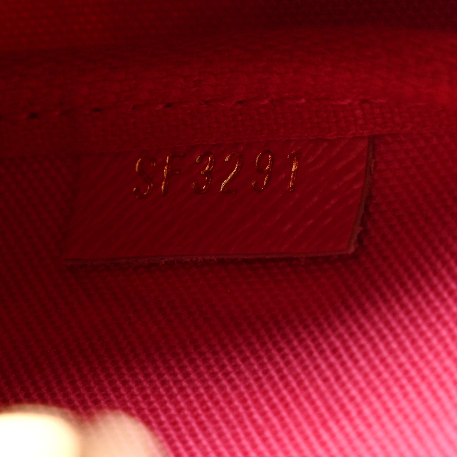 Louis Vuitton Damier Azur 2021 Christmas Animation Hollywood Mini Pochette Accessories Fuchsia 7 of 8