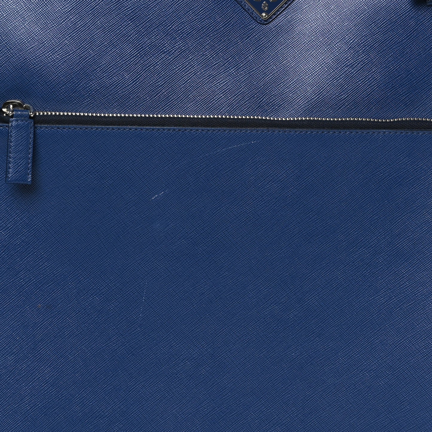 Saffiano Travel Trolley Luggage Bluette
