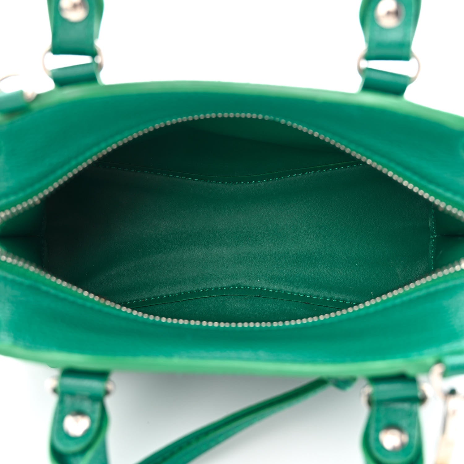 Balenciaga Grained Calfskin Neo Classic Silver Hardware Mini City Jade 5 of 14