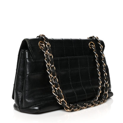 Chanel Caviar Square Stitched Small Flap Black 3 of 15