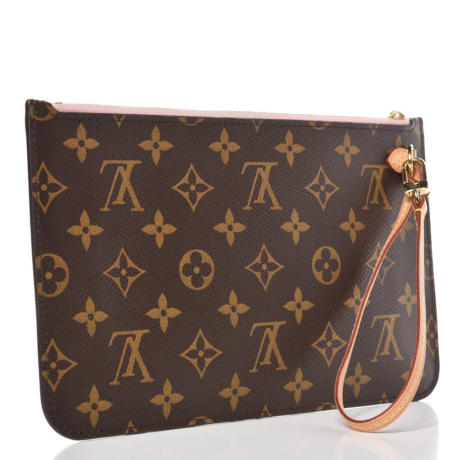 Louis Vuitton Monogram Neverfull MM GM Pochette Rose Ballerine 3 of 8