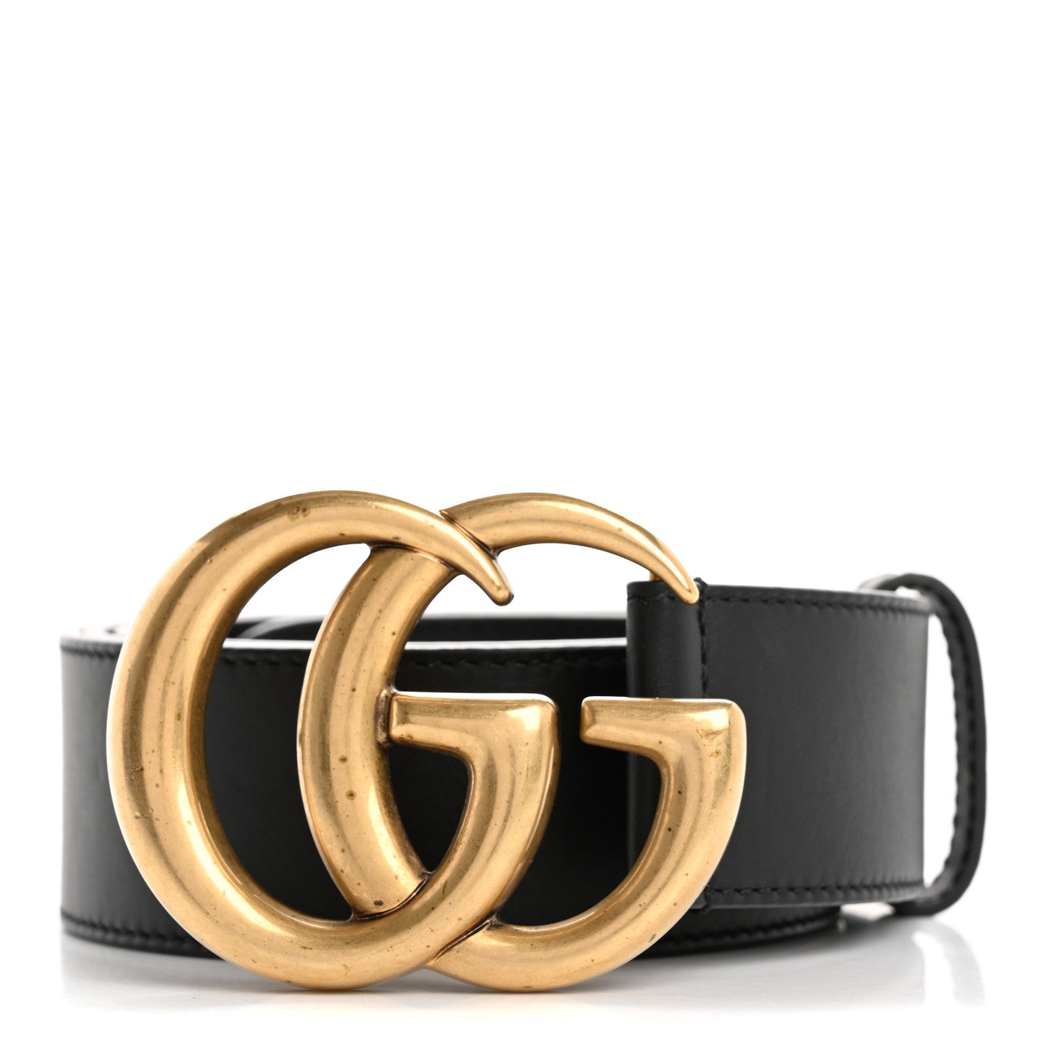 Gucci Calfskin Double G 40mm Belt 95 38 Black 1 of 7