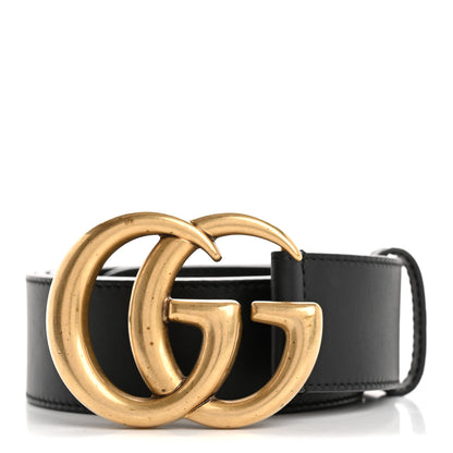 Gucci Calfskin Double G 40mm Belt 95 38 Black 1 of 7