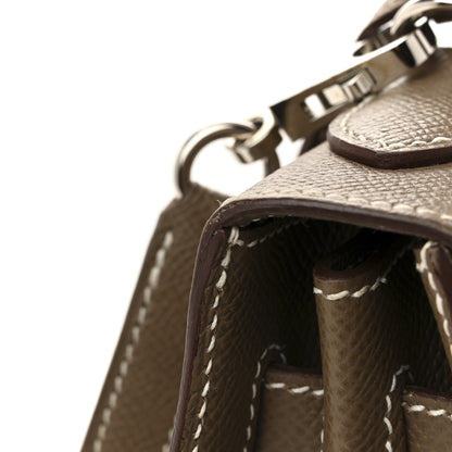 Hermes Epsom Kelly Sellier 32 Etoupe 13 of 17