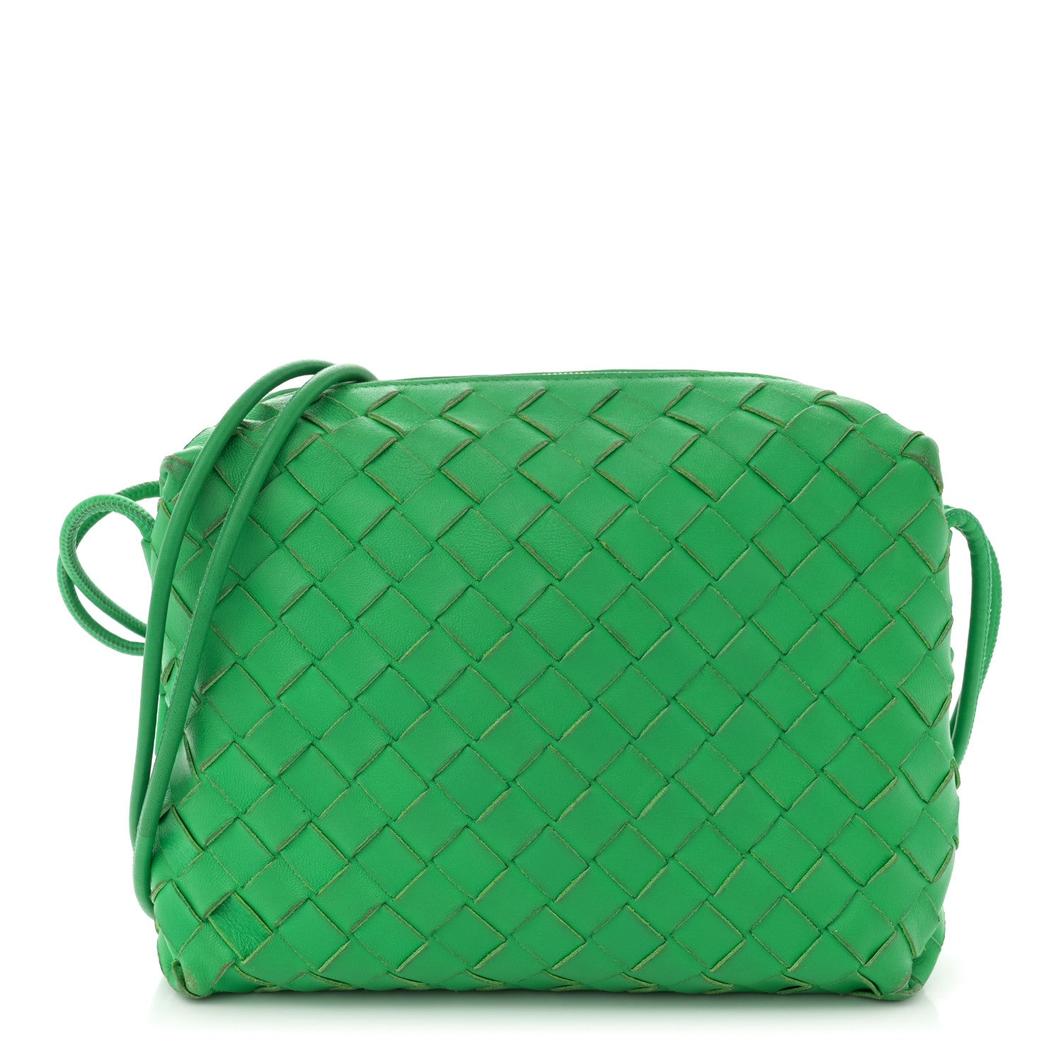 Bottega Veneta Nappa Intrecciato Small Loop Camera Bag Parakeet 1 of 11
