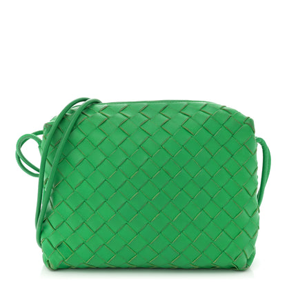 Bottega Veneta Nappa Intrecciato Small Loop Camera Bag Parakeet 1 of 11