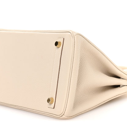 Hermes Togo Birkin 30 Craie 10 of 11