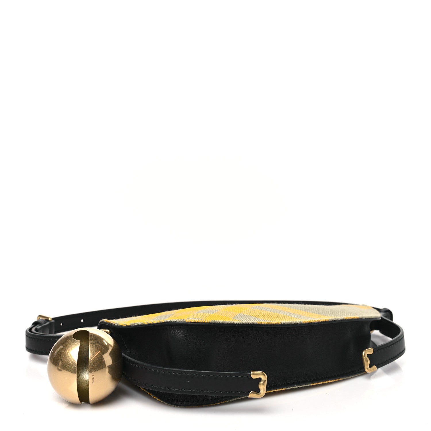 Burberry Calfskin Check Mini Shield Sling Bag Hunter 4 of 10