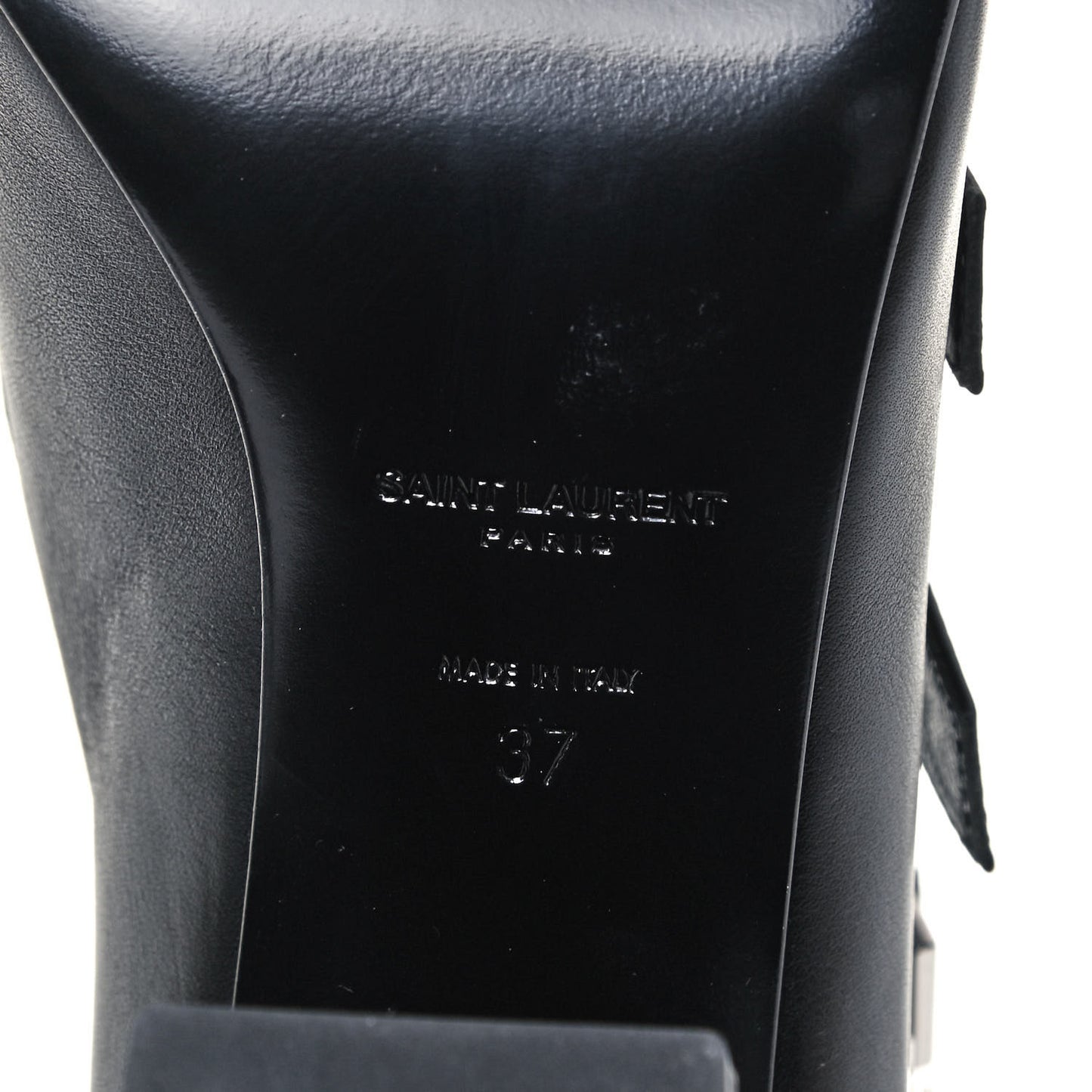 Calfskin Babies 90 Multi Strap Sandal 37 Black