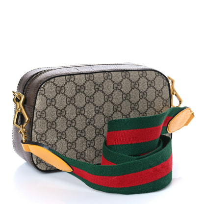 Gucci GG Supreme Monogram Web Neo Vintage Shoulder Bag Beige New Acero Crop 3 of 10