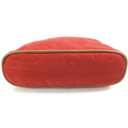 Hermes Silk Bolide Trousse De Voyage Cosmetic Case Red 4 of 11