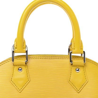Louis Vuitton Epi Alma BB Citron 15 of 35