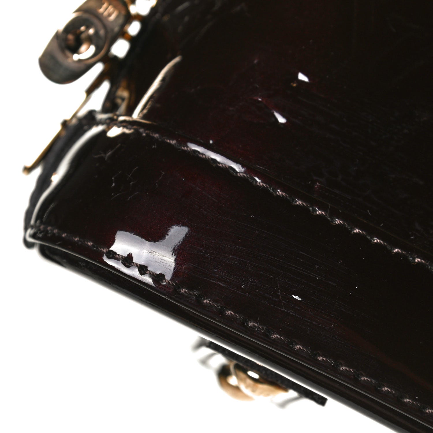 Louis Vuitton Vernis Alma BB Amarante 13 of 13