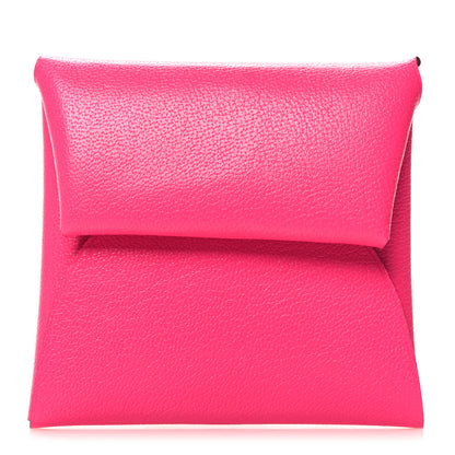Hermes Chevre Chamkila Bastia Coin Purse Rose Pop 1 of 6
