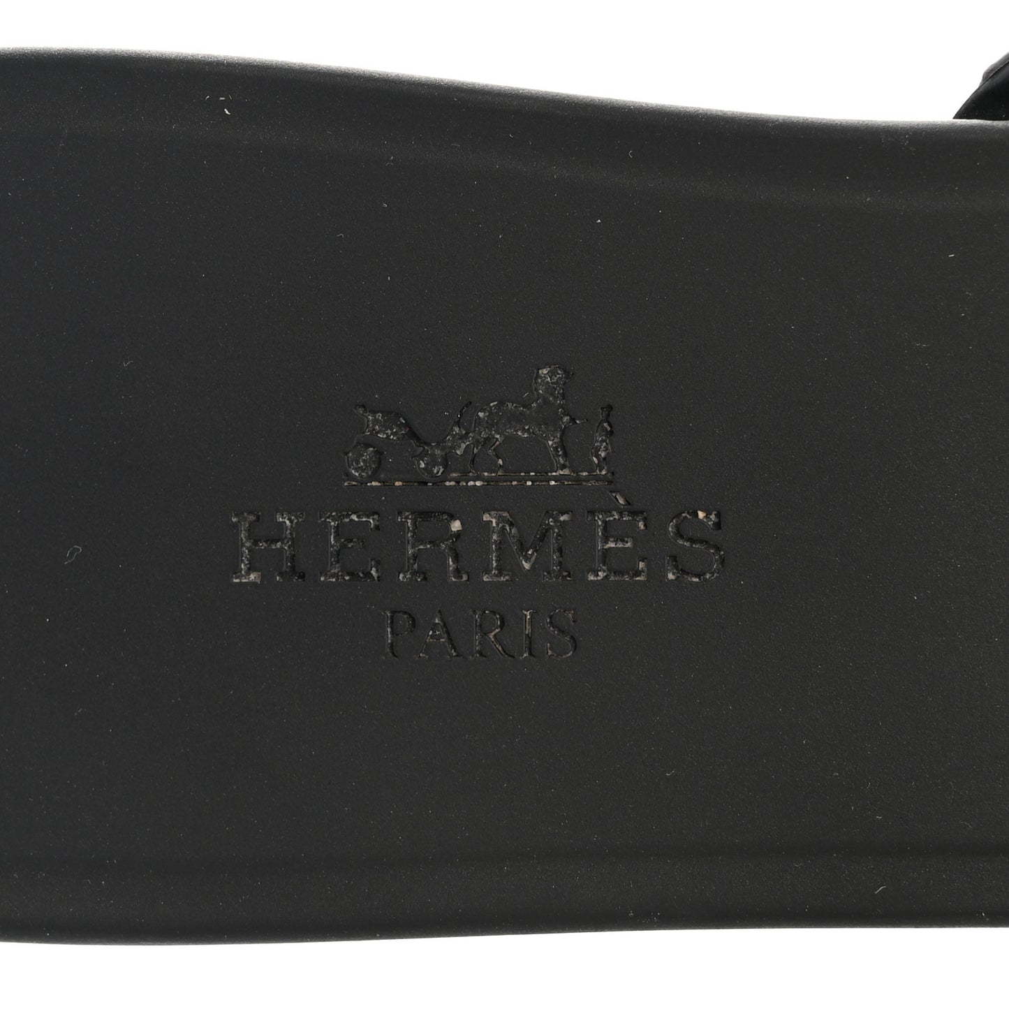 Rubber Chaine d'Ancre Rivage Sandals 36 Black