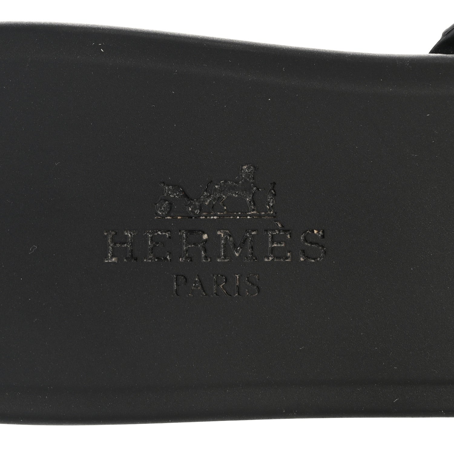 Hermes Rubber Chaine d'Ancre Rivage Sandals 36 Black 8 of 11