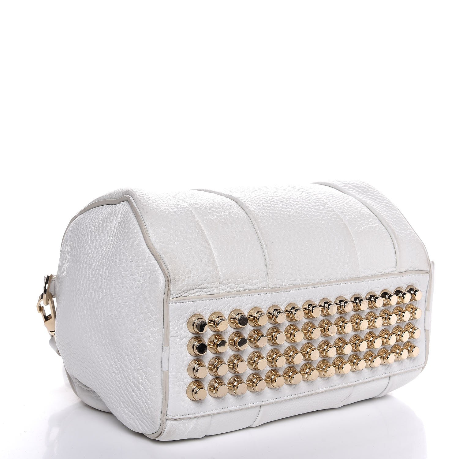 Alexander Wang Pebbled Lambskin Rockie White Gold Hardware 4 of 6