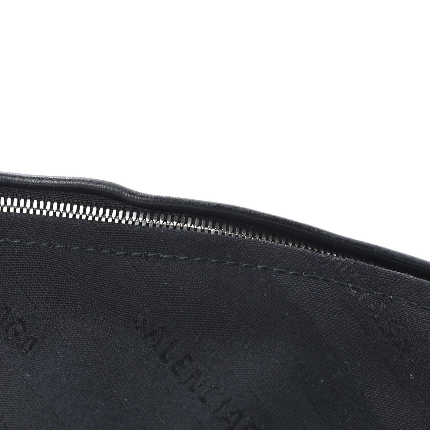 Canvas Jacquard Diagonal Allover Logo XS Souvenir Belt Bag Black