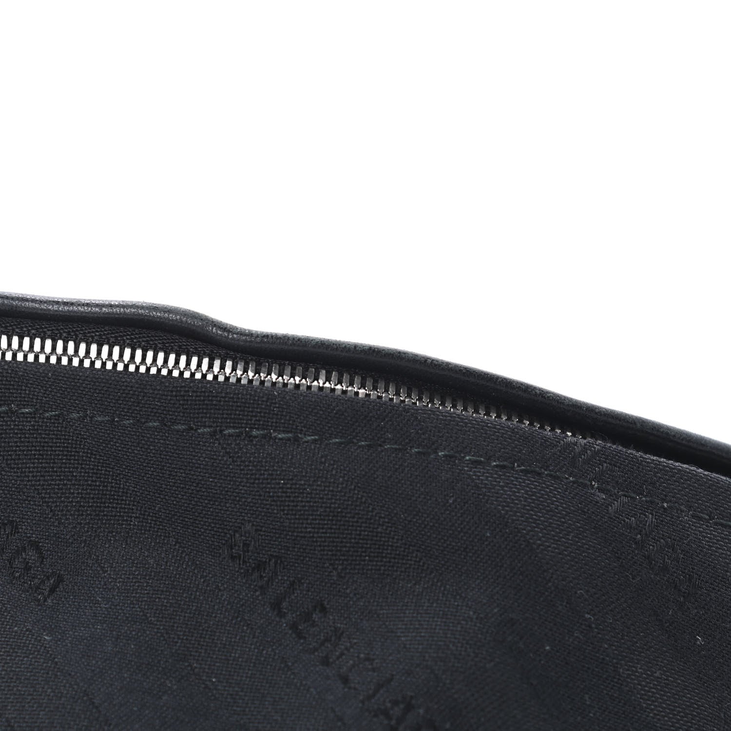 Balenciaga Canvas Jacquard Diagonal Allover Logo XS Souvenir Belt Bag Black 6 of 6