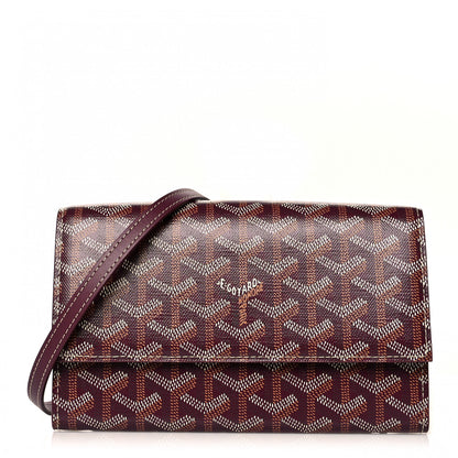 Goyard Goyardine Varenne Continental Wallet Burgundy 1 of 9