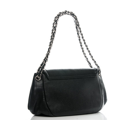 Chanel Caviar Half Moon Large Flap Black 3 of 7
