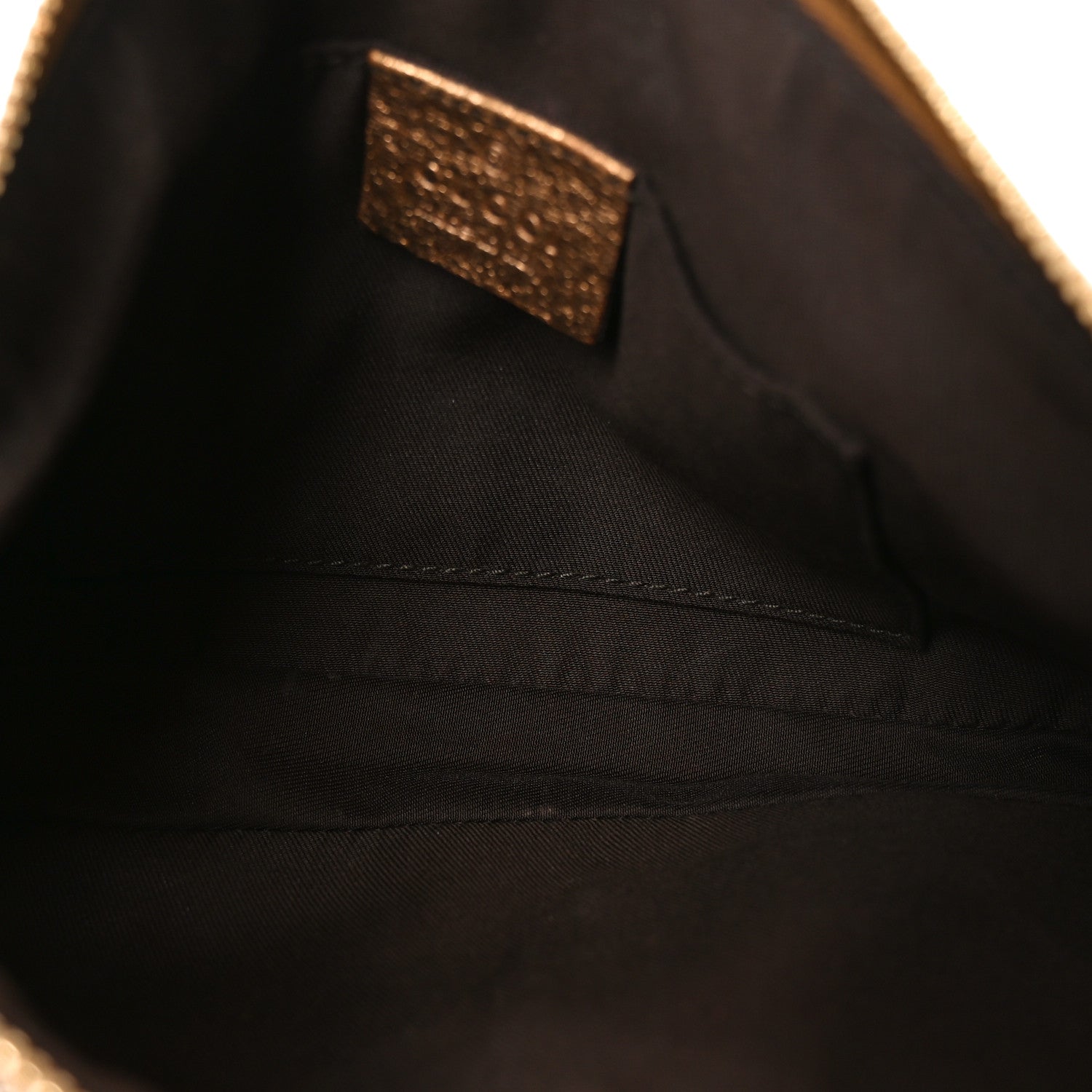 Gucci Metallic Calfskin Hasler Pochette Bronze 5 of 10