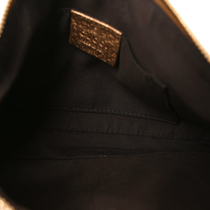 Gucci Metallic Calfskin Hasler Pochette Bronze 5 of 10