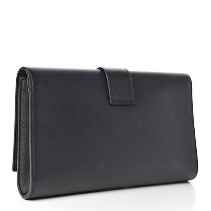 Saint Laurent Calfskin Classic Y Ligne Clutch Black 3 of 7