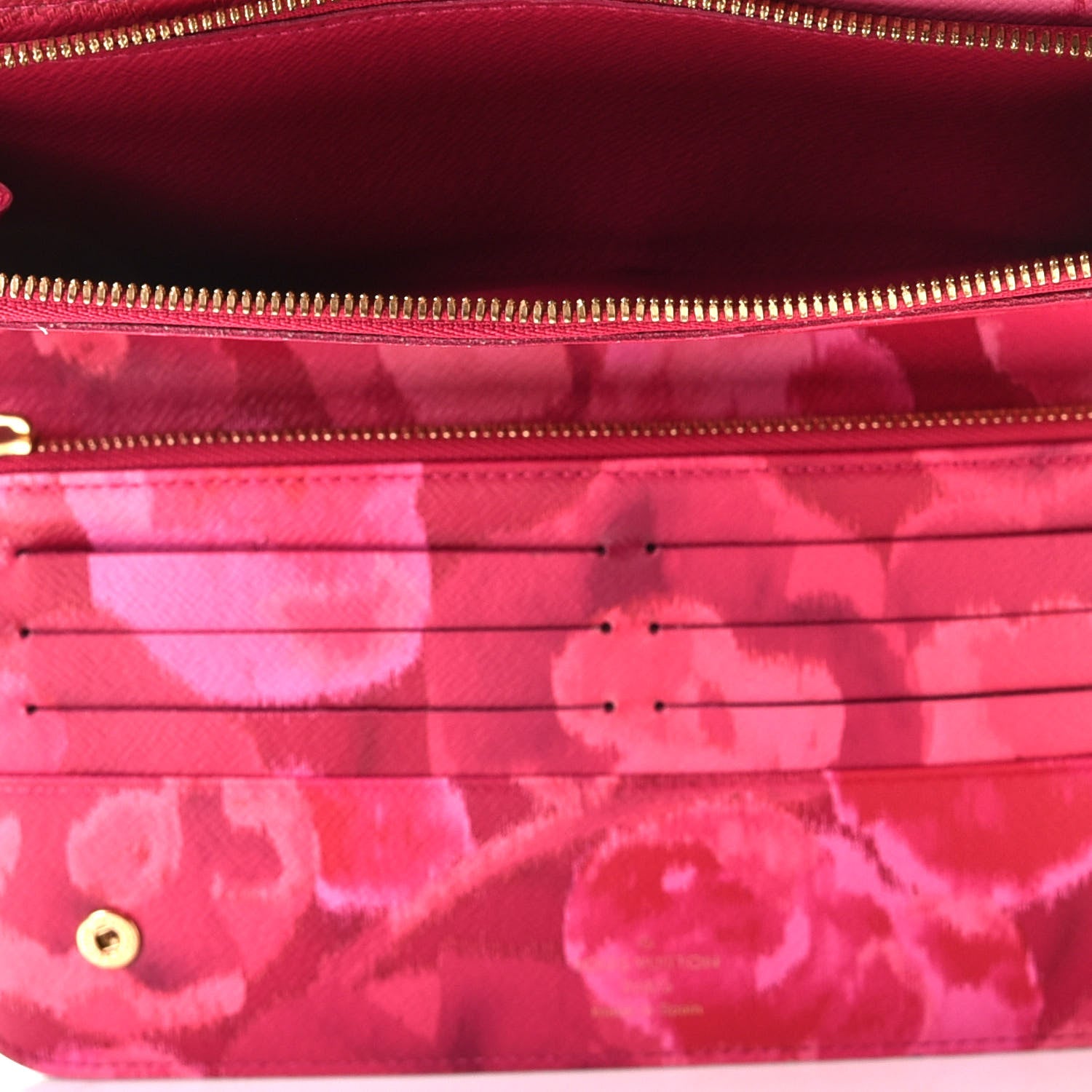 Louis Vuitton Monogram Articles de Voyage Ikat Insolite Wallet Rose Indien 9 of 10
