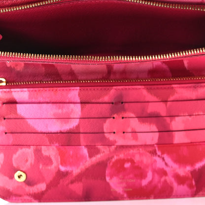 Louis Vuitton Monogram Articles de Voyage Ikat Insolite Wallet Rose Indien 9 of 10