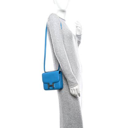Hermes Swift Constance 18 Bleu Frida 1 of 11