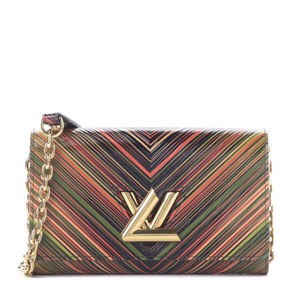 Louis Vuitton Epi Tropical Twist Chain Wallet Rose Beige 1 of 10