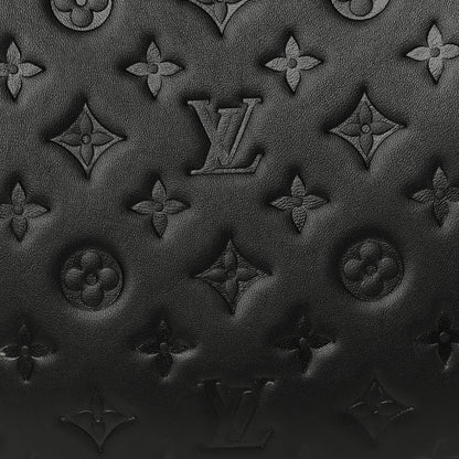 Louis Vuitton Lambskin Embossed Monogram Coussin PM Black 12 of 15