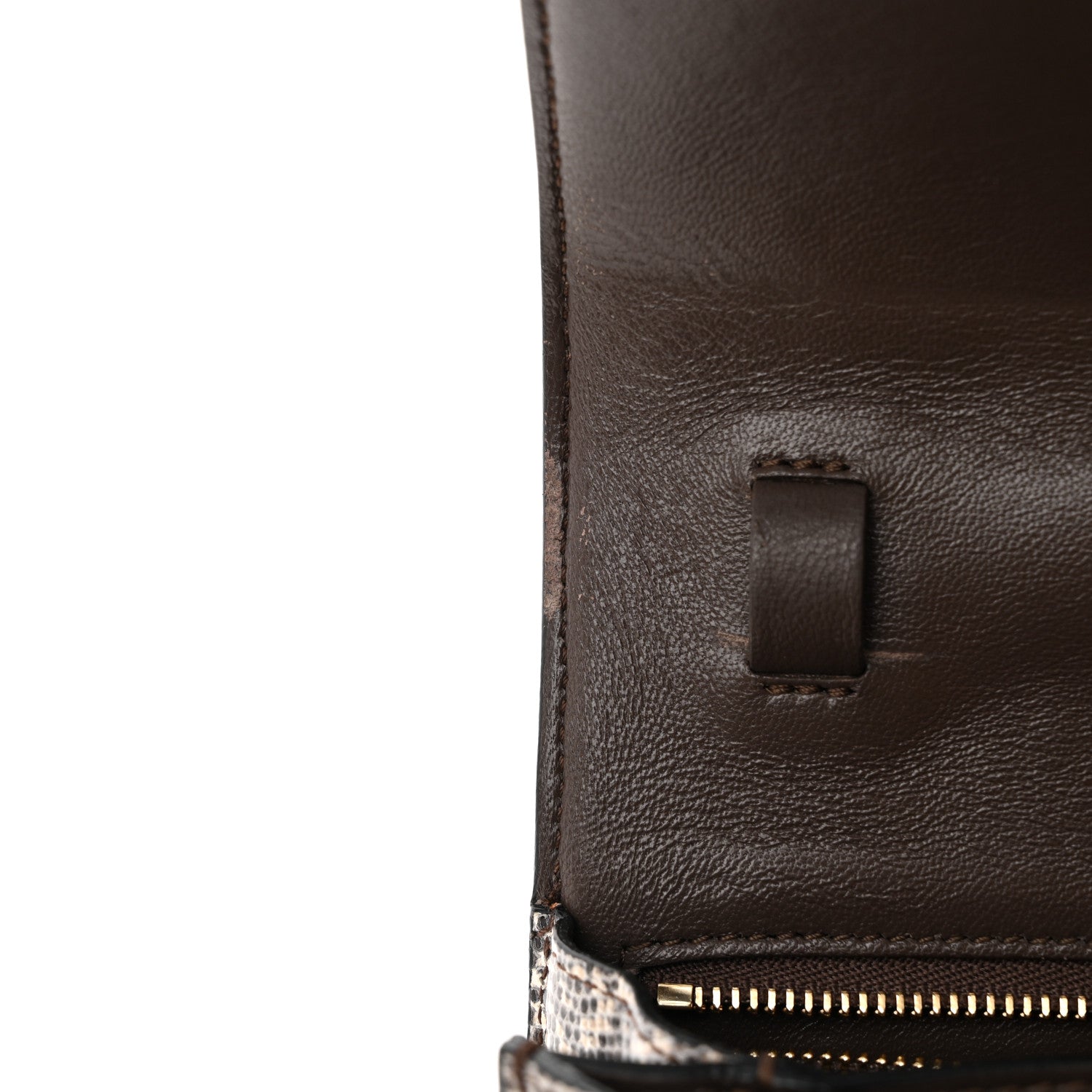 Celine Lizard Small Classic Box Flap Bag Natural 12 of 13