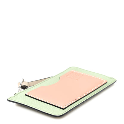 Loewe Soft Grained Calfskin Coin Card Holder Rosemary Tan 4 of 7