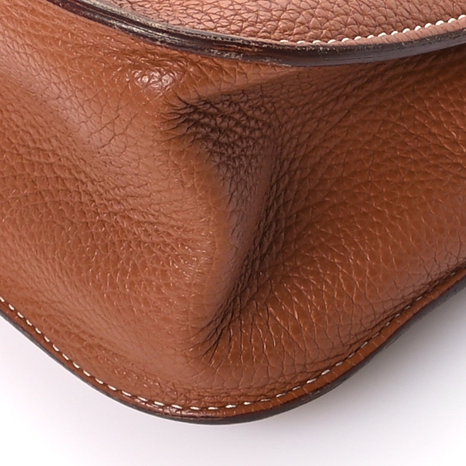 Hermes Taurillon Clemence Halzan 31 Gold 10 of 14