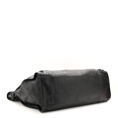 Balenciaga Arena Lambskin Brass Hardware Le City Travel Bag Black 4 of 10