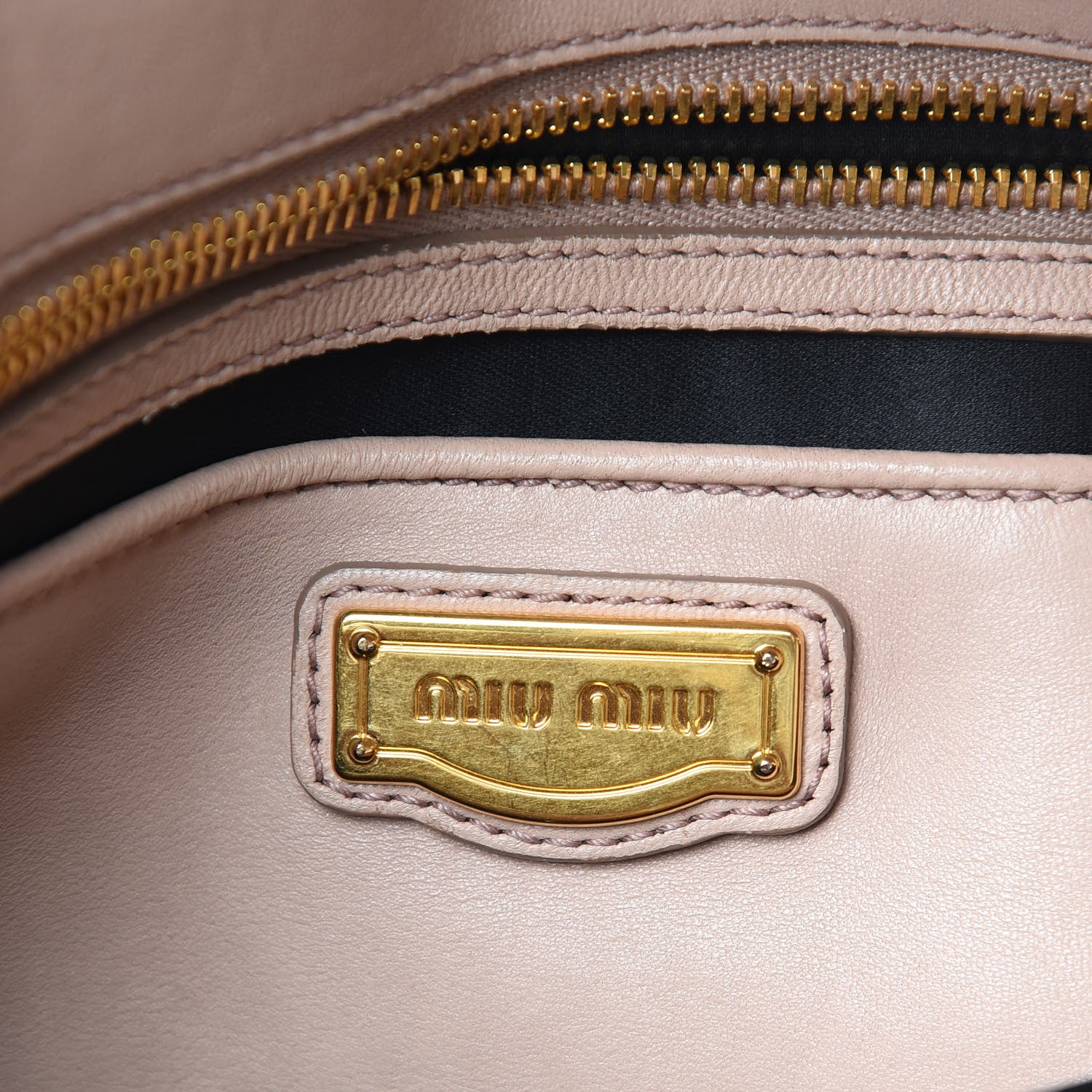 Miu Miu Nappa Matelasse Top Handle Bag Cammeo 6 of 18