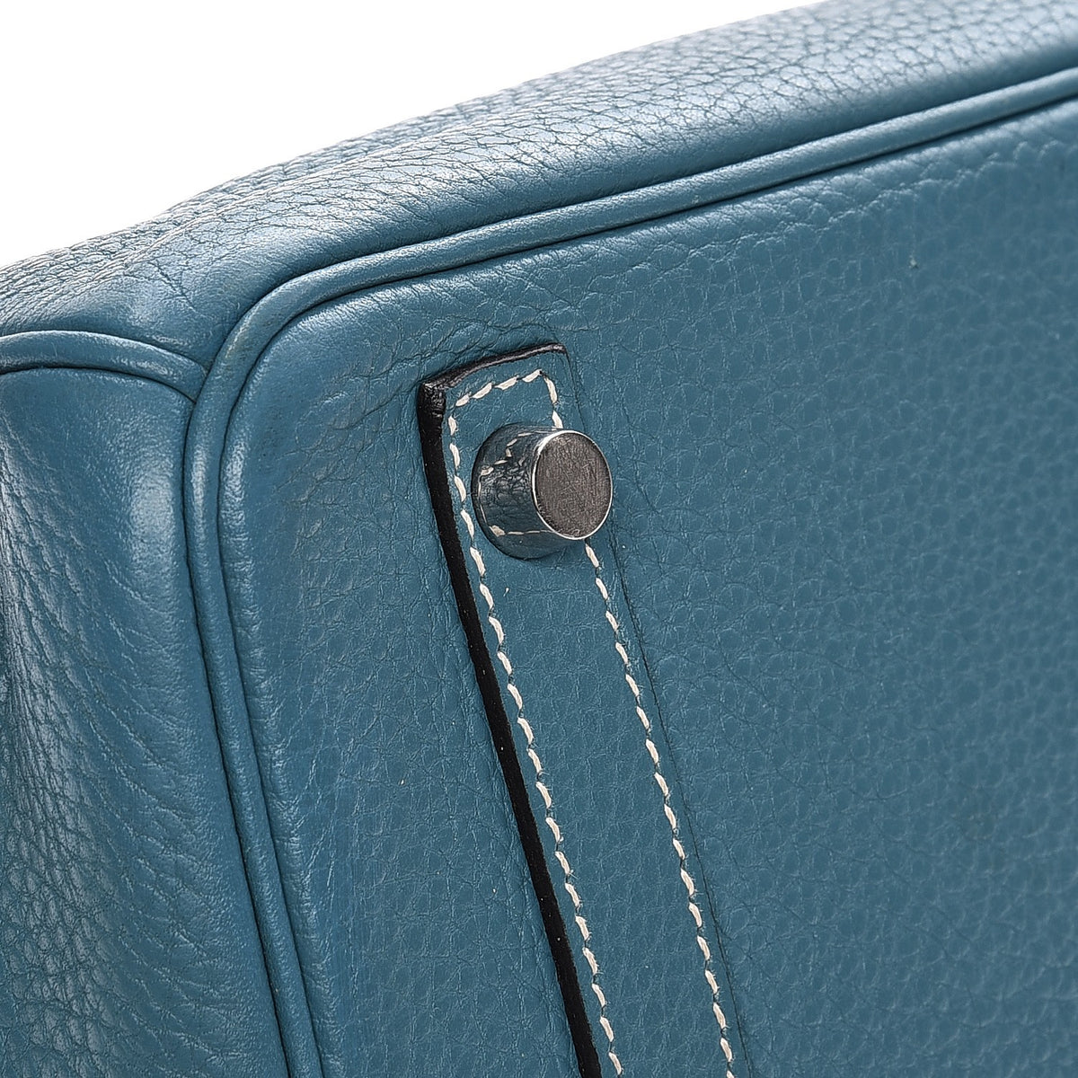 Taurillon Clemence Birkin 30 Blue Jean
