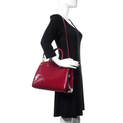 Louis Vuitton Vernis Brea MM NM Magenta 2 of 10