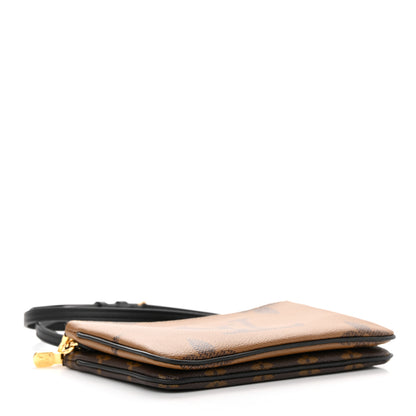 Louis Vuitton Reverse Monogram Giant Double Zip Pochette 4 of 10