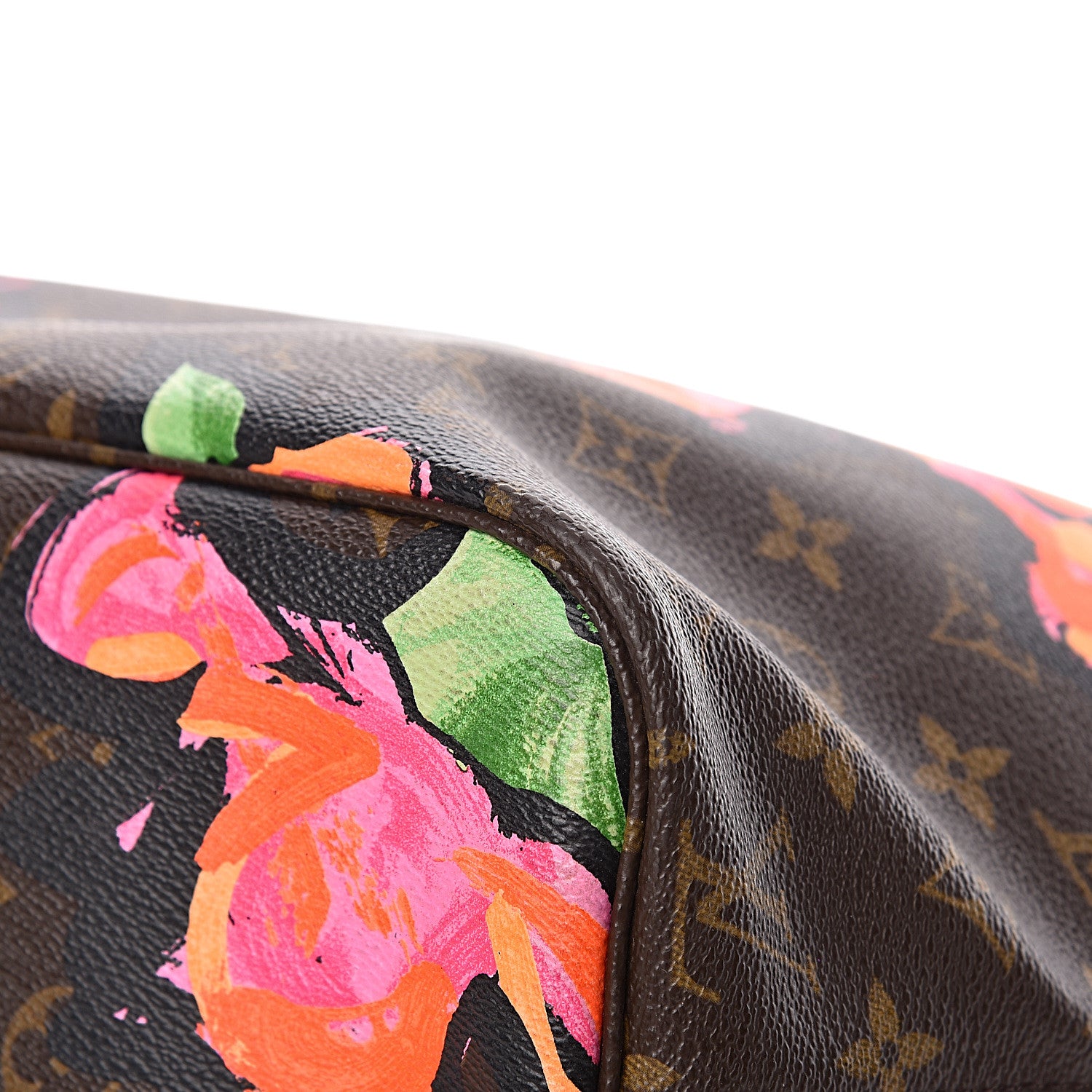 Louis Vuitton Monogram Roses Neverfull MM 15 of 18
