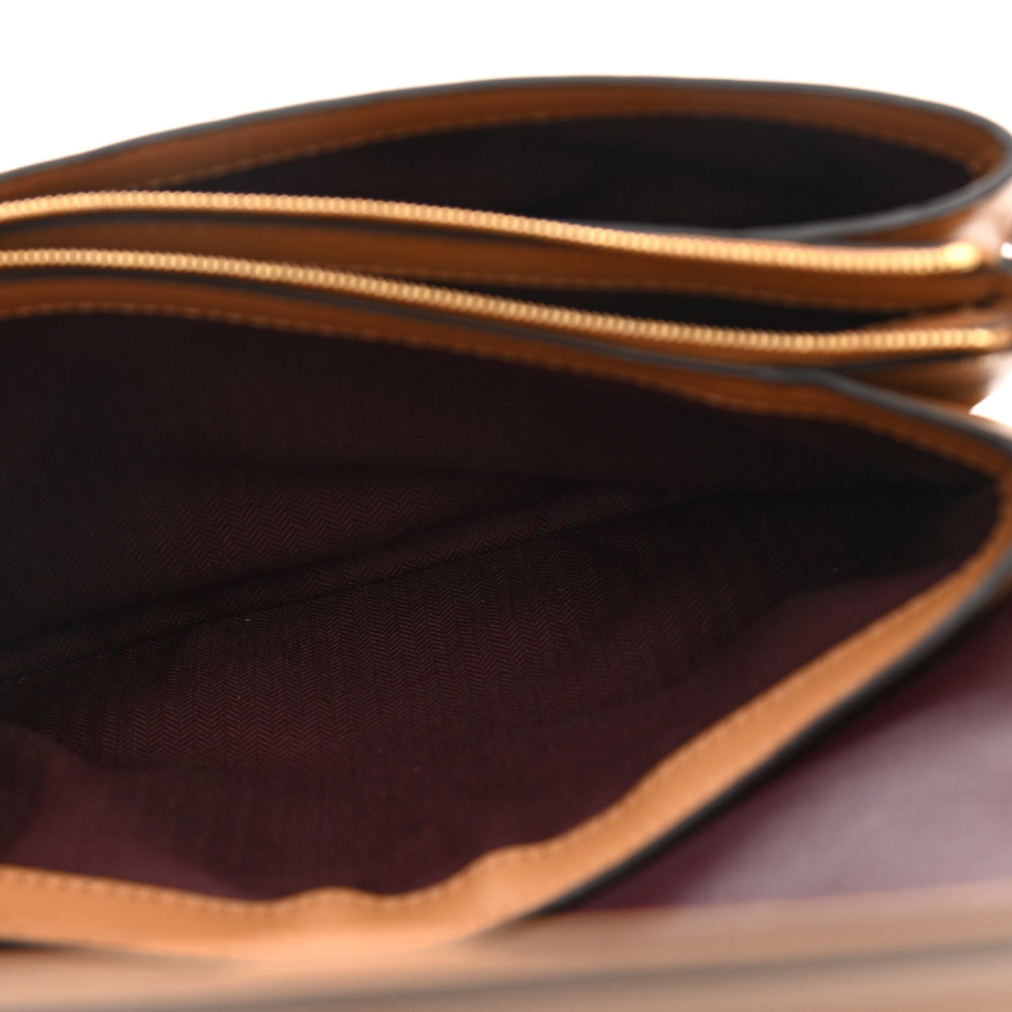 Silky Calfskin Belted Bayswater Satchel Sable