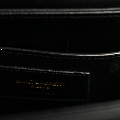 Saint Laurent Smooth Calfskin Small Solferino Satchel Black 11 of 16