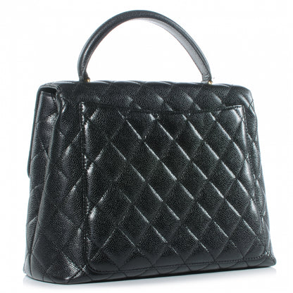 Chanel Caviar Kelly Jumbo Flap Bag Black 3 of 9