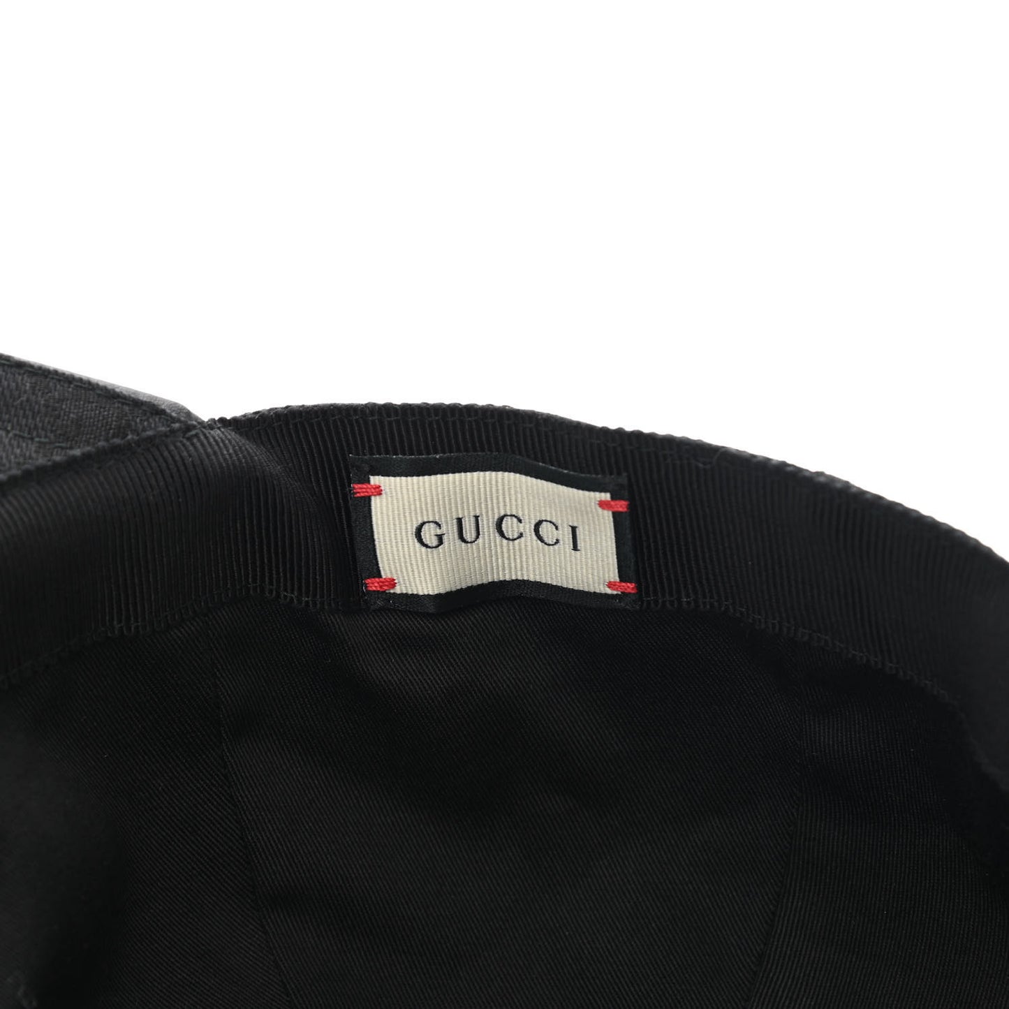 Monogram Web Baseball Hat M Black