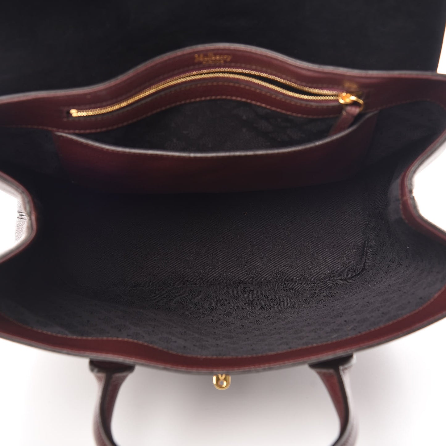 Classic Grain Calfskin Small Bayswater Backpack Oxblood